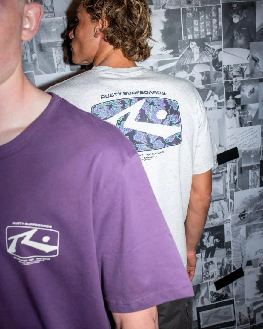 Advocate Short Sleeve Graphic Tee - Ecru Marle - Image 2