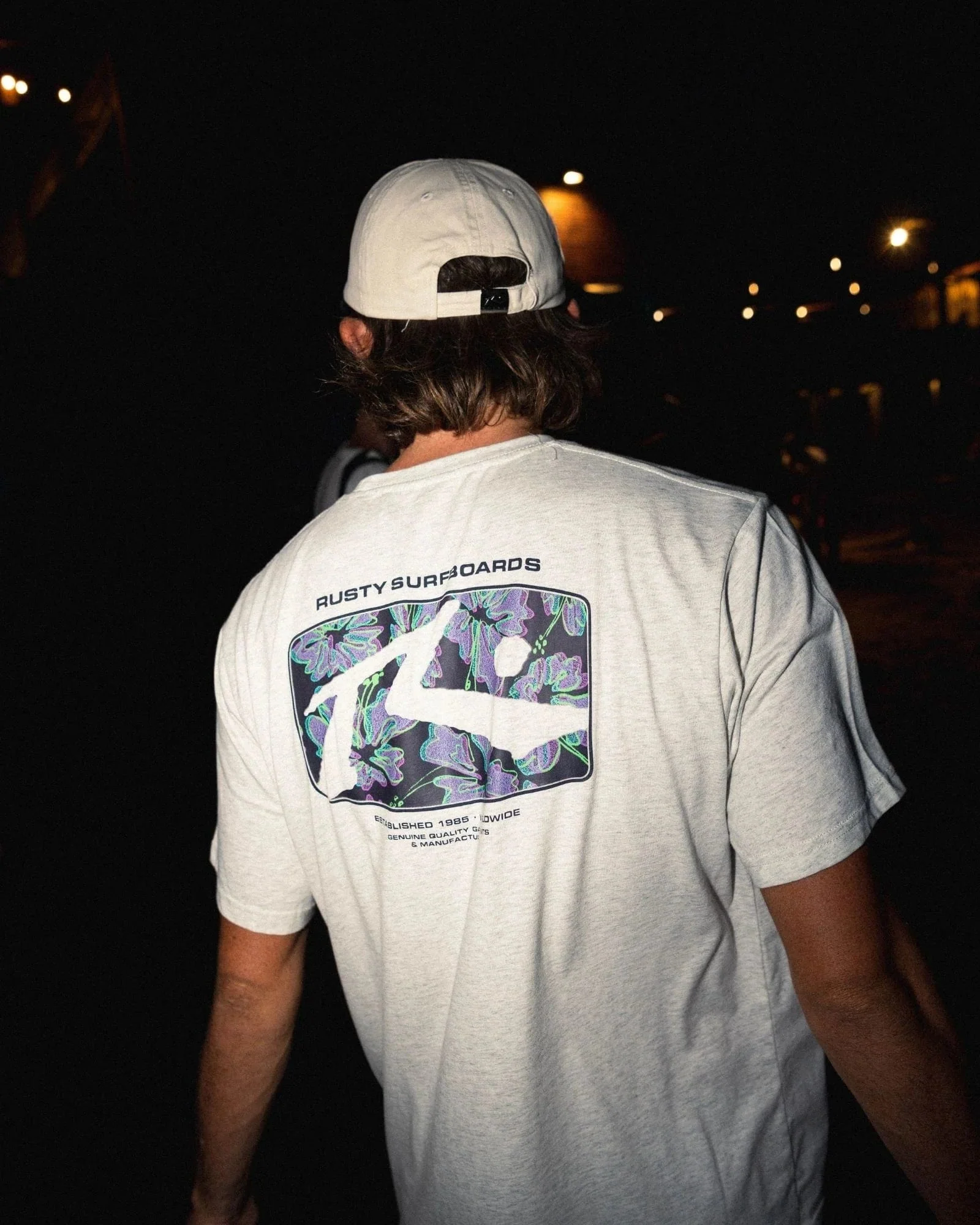 Advocate Short Sleeve Graphic Tee - Ecru Marle - Image 3