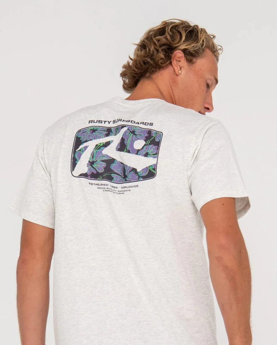 Advocate Short Sleeve Graphic Tee - Ecru Marle - Image 5