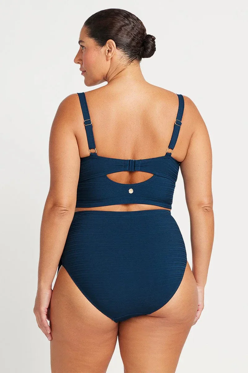 Artesand Aria Hayes Underwire Bikini Top - Navy - Image 4