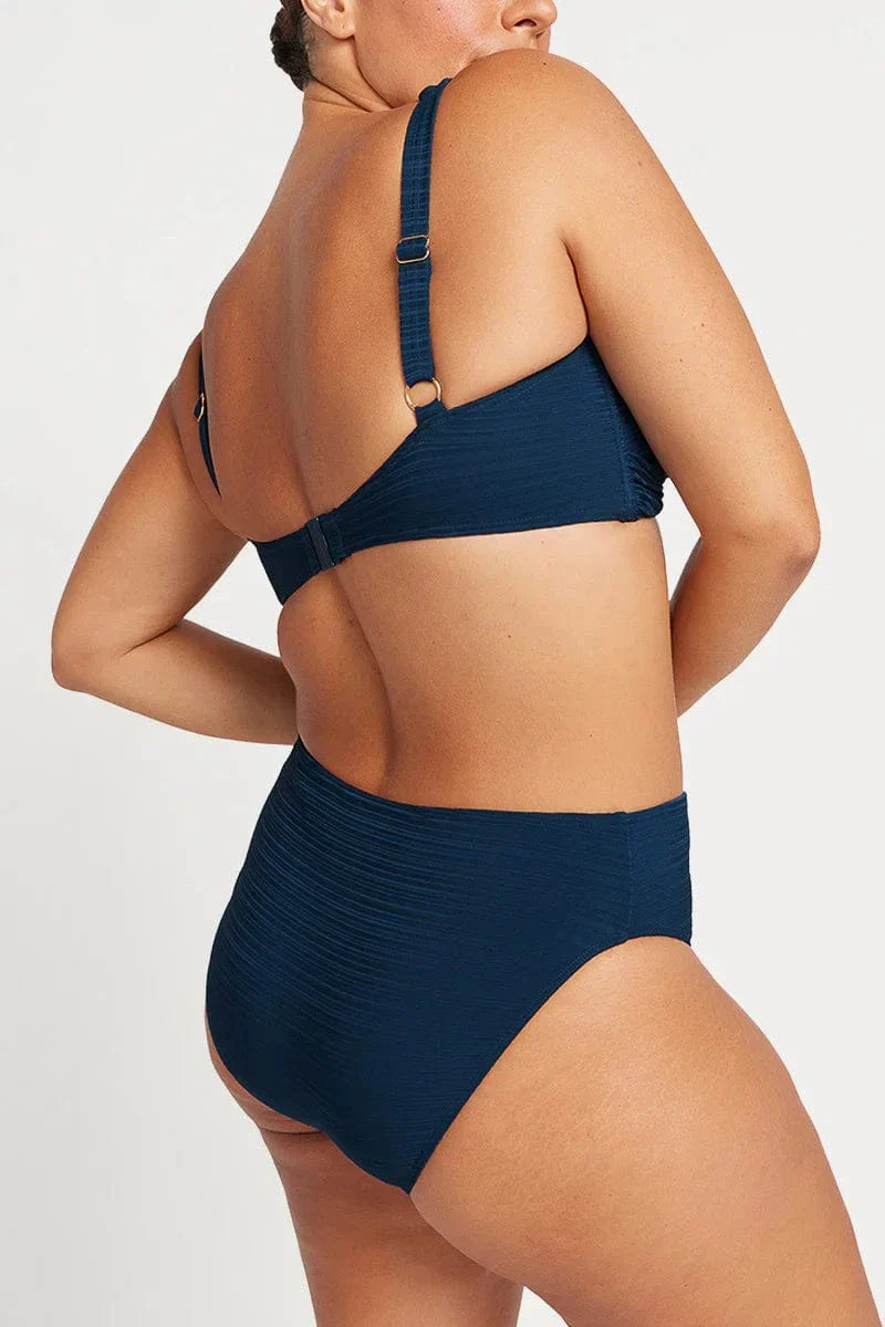 Artesands Aria Monet Curve Fit Mid Rise Swim Pant - Navy - Image 2