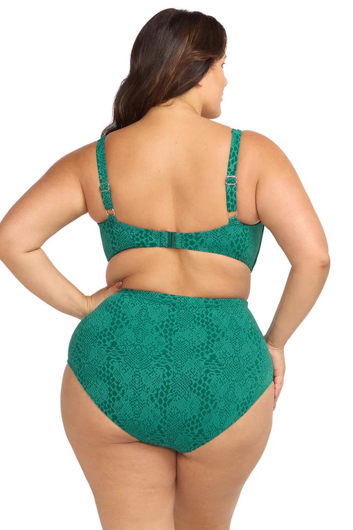 Artesands Ekhis Renoir High Waist Pant - Green - Image 3