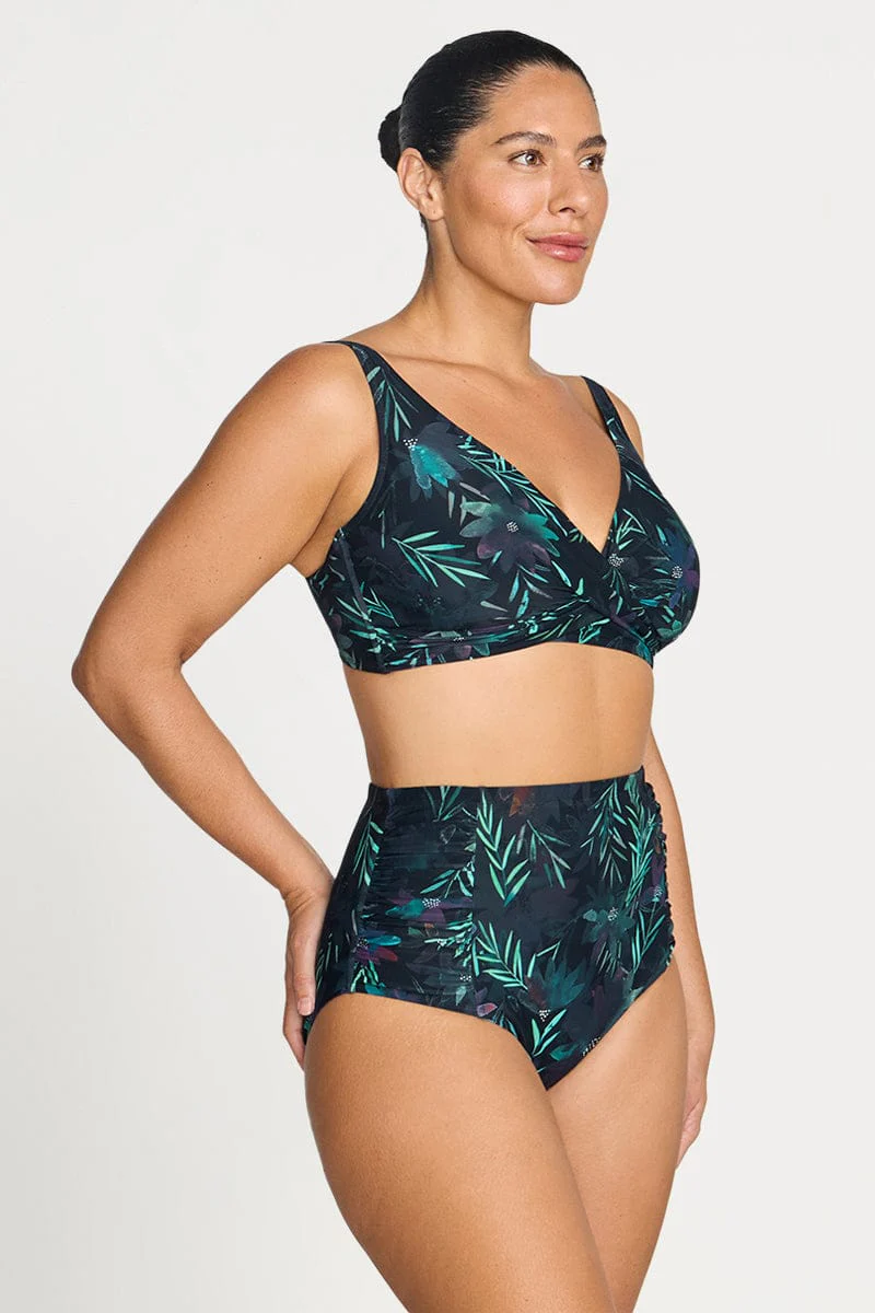 Artesands Lunafleur Botticelli High Waist Swim Pant - Navy - Image 3