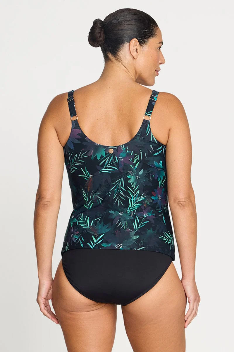 Artesands Lunafleur Delacroix Cross Over Tankini Top - Navy - Image 4