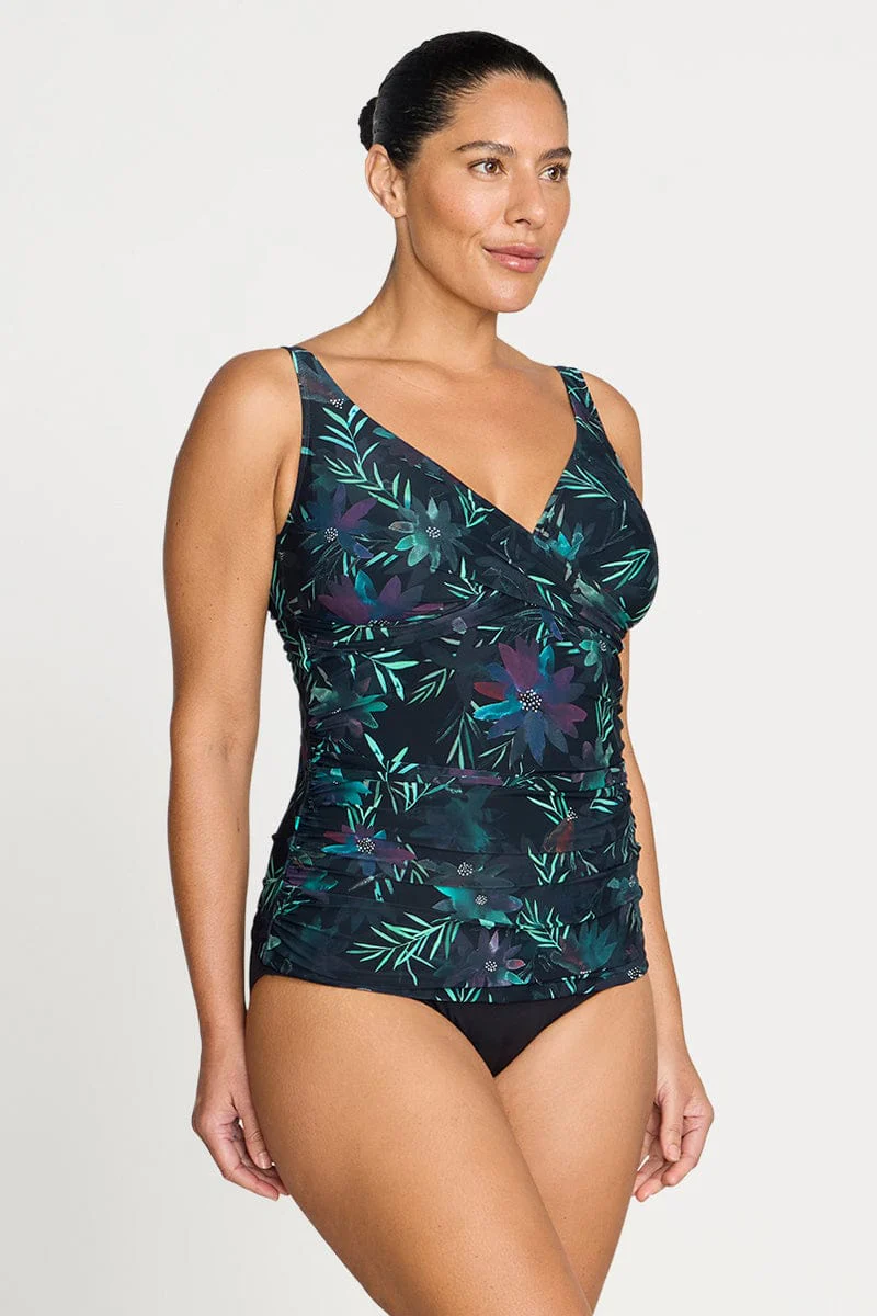Artesands Lunafleur Delacroix Cross Over Tankini Top - Navy - Image 6