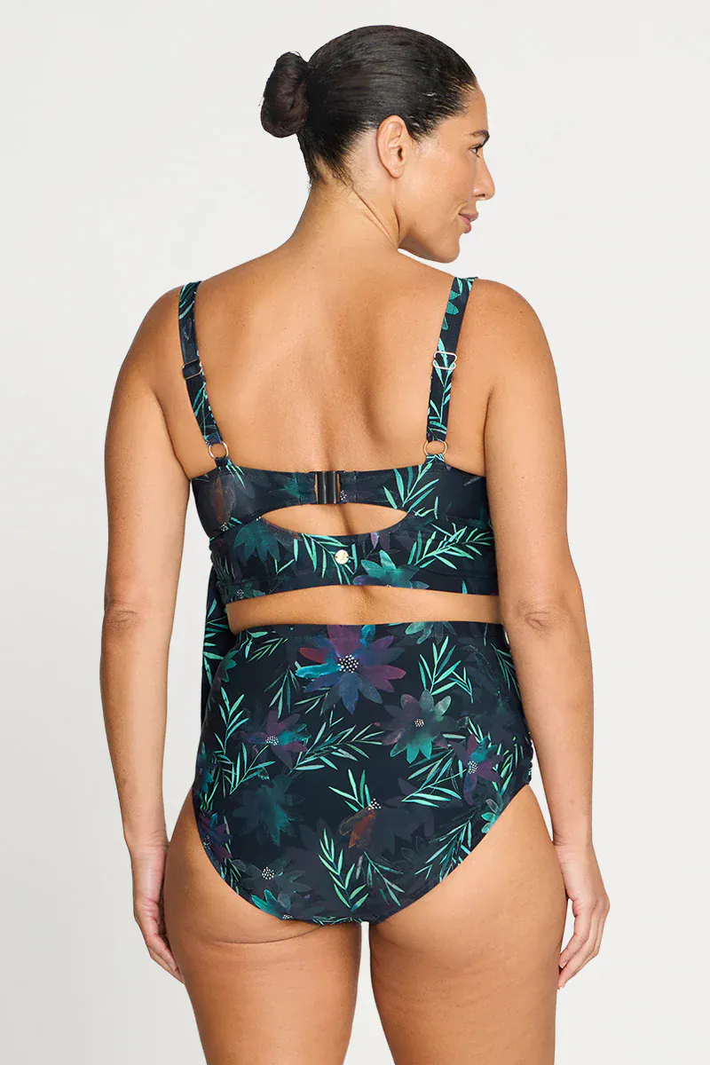 Artesands Lunafleur Hayes D/DD Underwire Bikini Top - Navy - Image 3