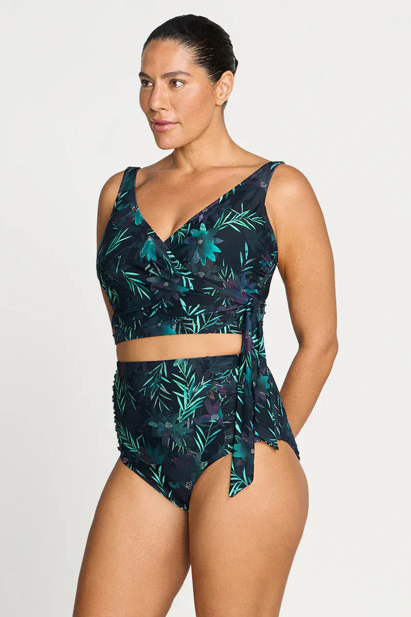 Artesands Lunafleur Hayes D/DD Underwire Bikini Top - Navy - Image 4
