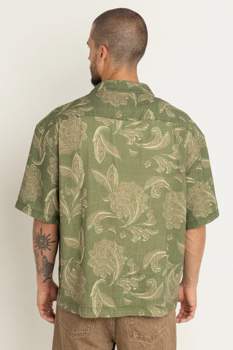 Rhythm Astral Bloom Ss Shirt - Olive - Image 2