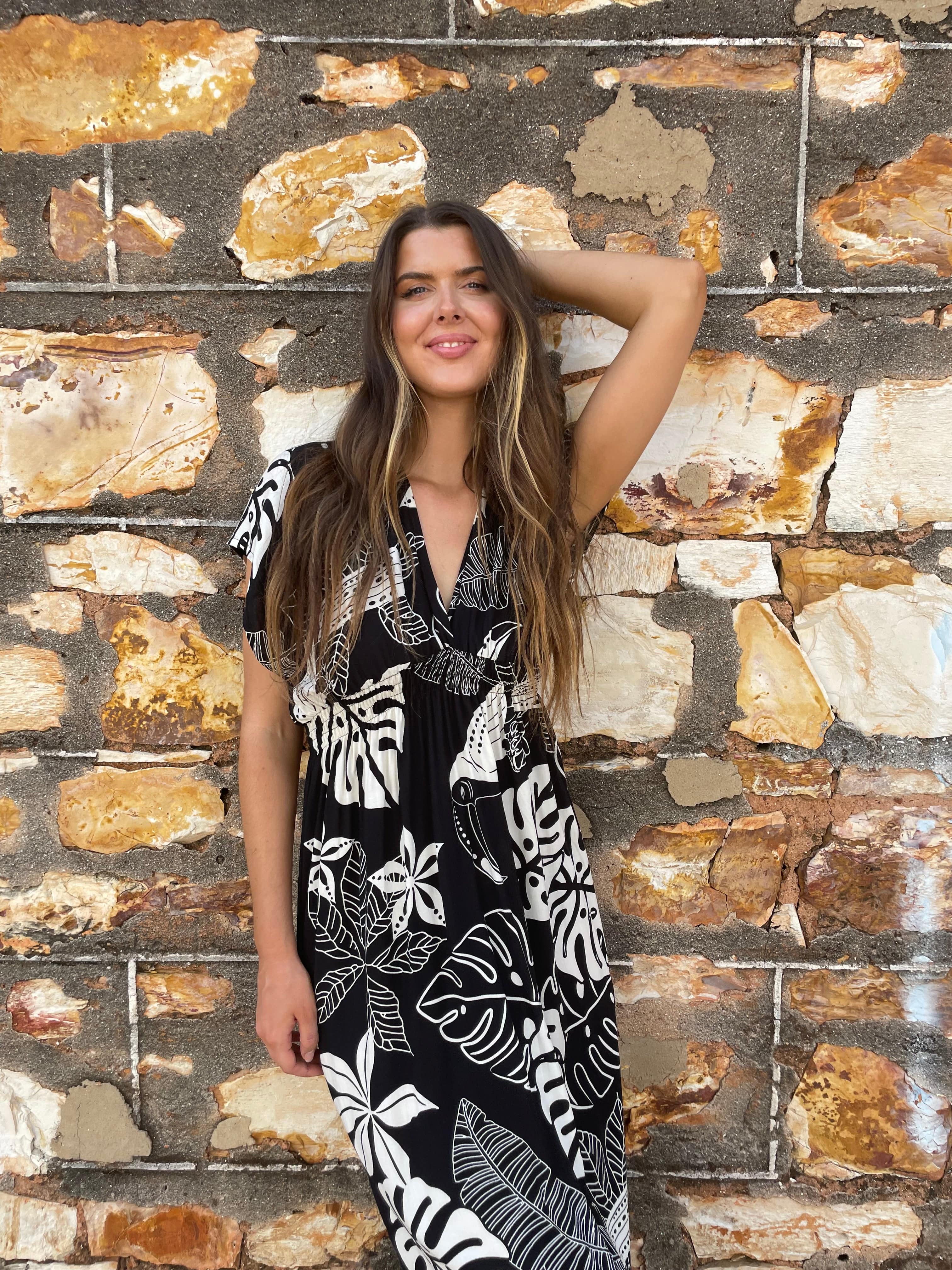Bahama Beach Dress - Tropical Black - Image 6