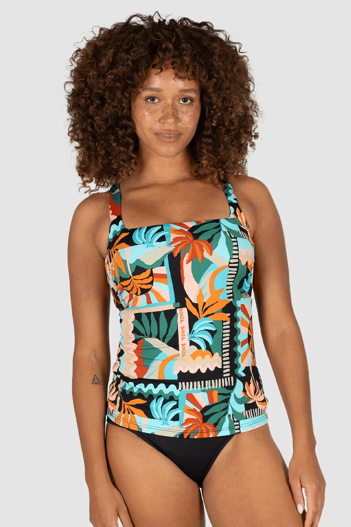 Baku Grenada Multi-Fit Singlet Top- Black