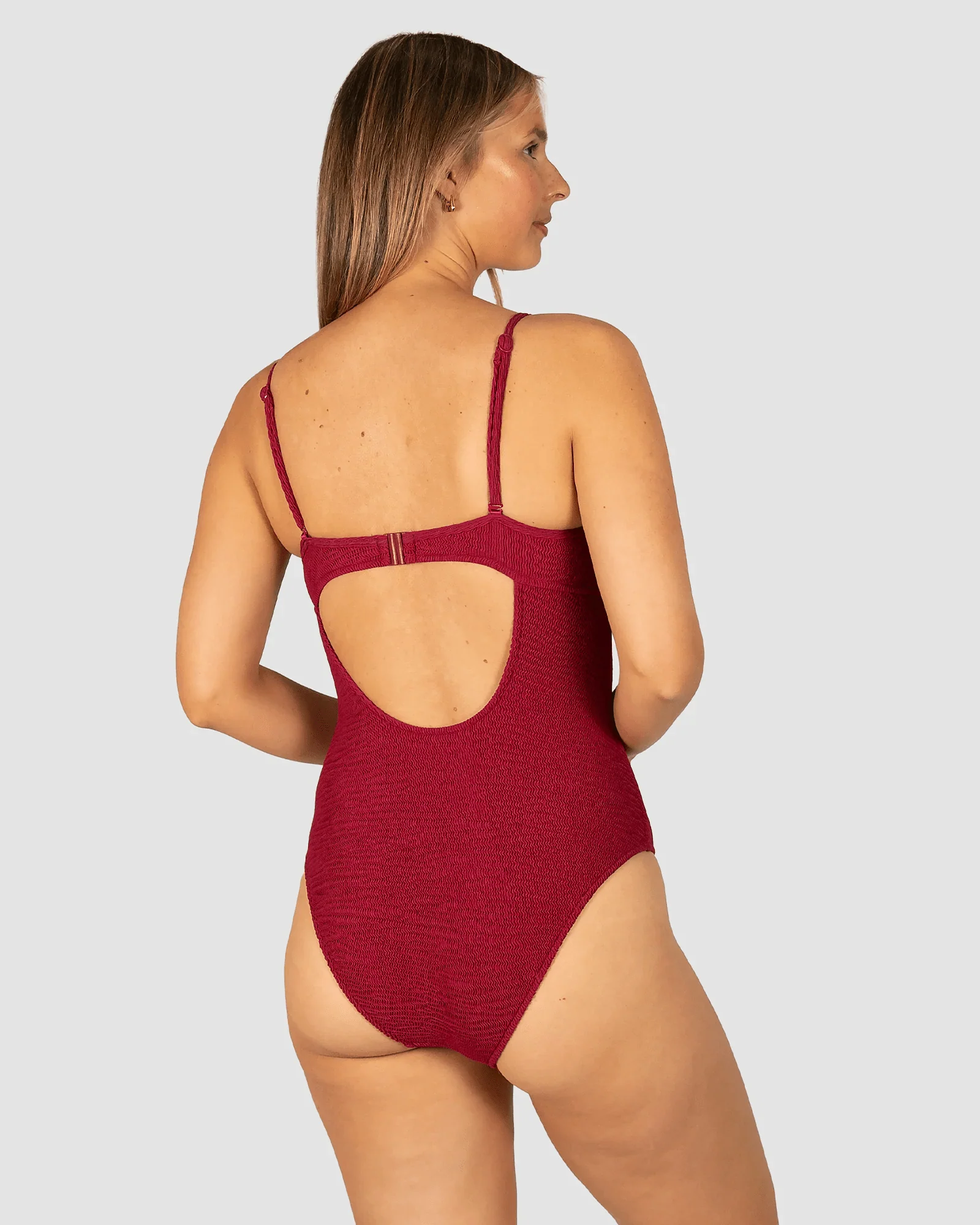 Baku Ibiza Underwire Balconette One Piece - Scarlet - Image 3