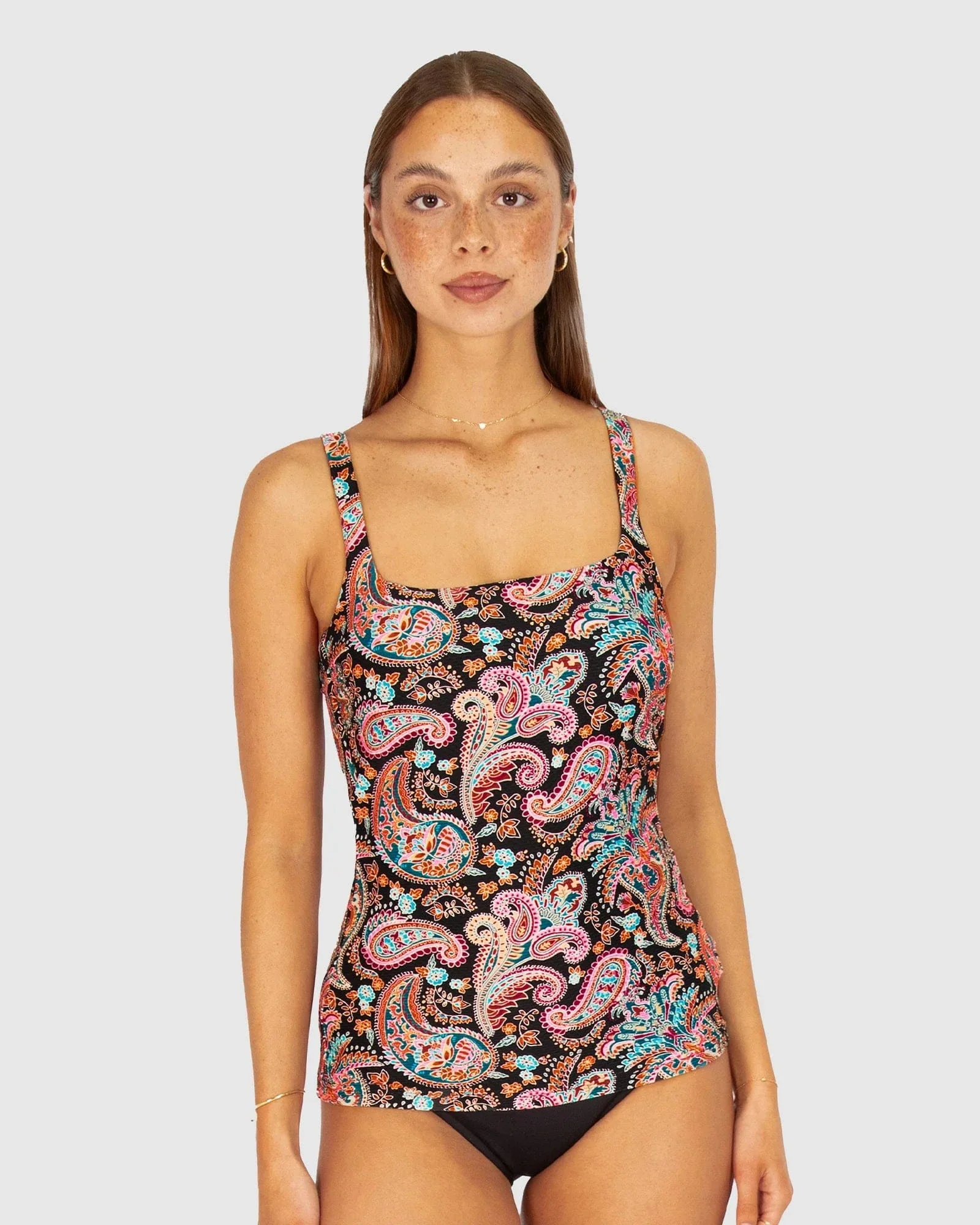Baku Marrakesh Multi Singlet - Black