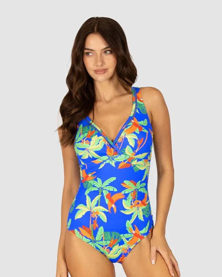 Baku Rio Grande E-F One Piece Swimsuit - Electric