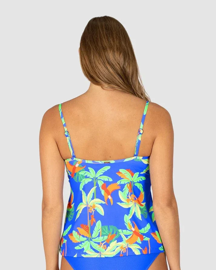 Baku Rio Grande Multi Fit Wrap Singlet Top - Electric - Image 2