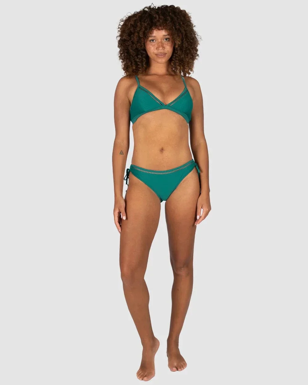 Baku Rococco Tie Side Hipster Bikini Bottom - Jungle - Image 3