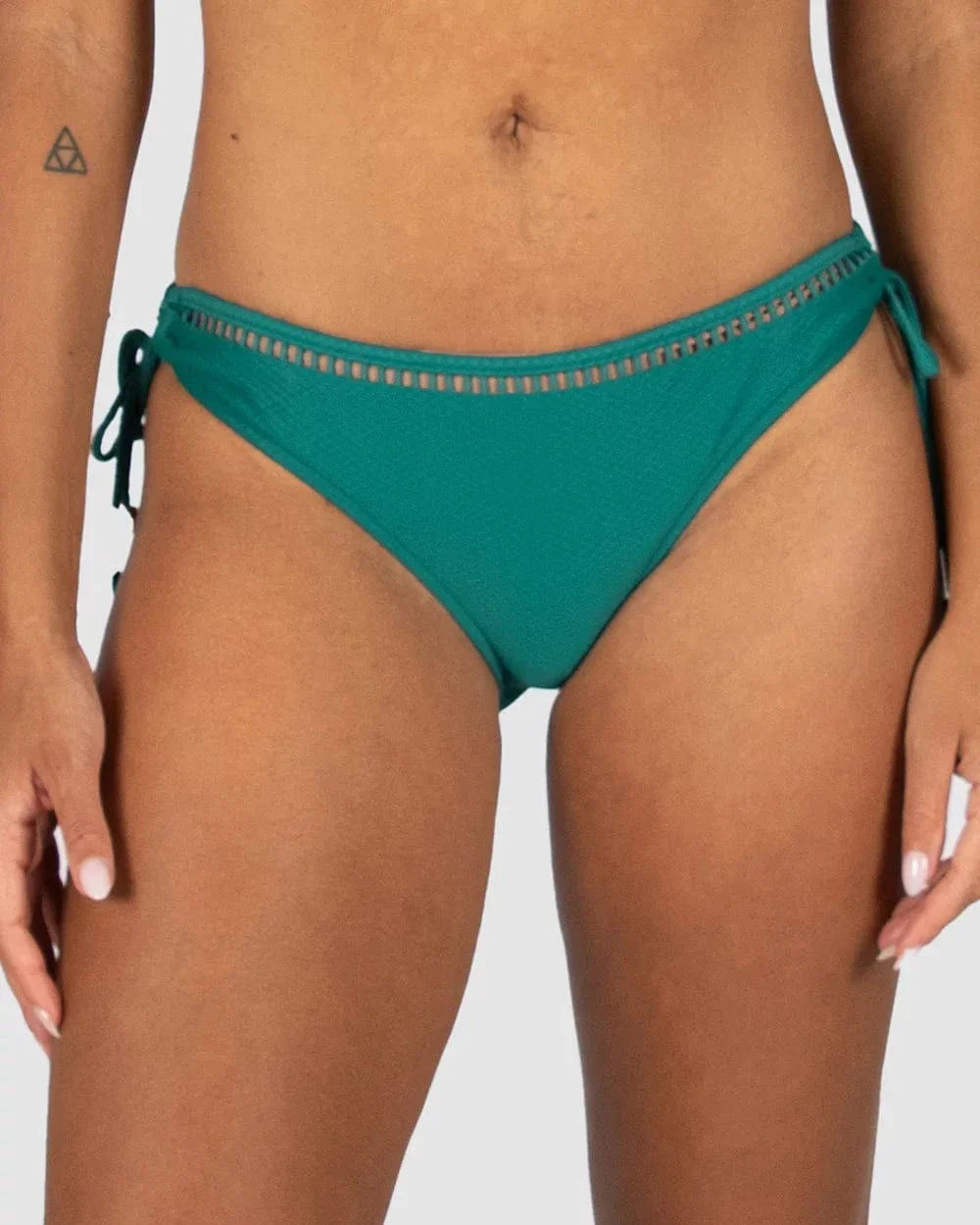 Baku Rococco Tie Side Hipster Bikini Bottom - Jungle - Image 4
