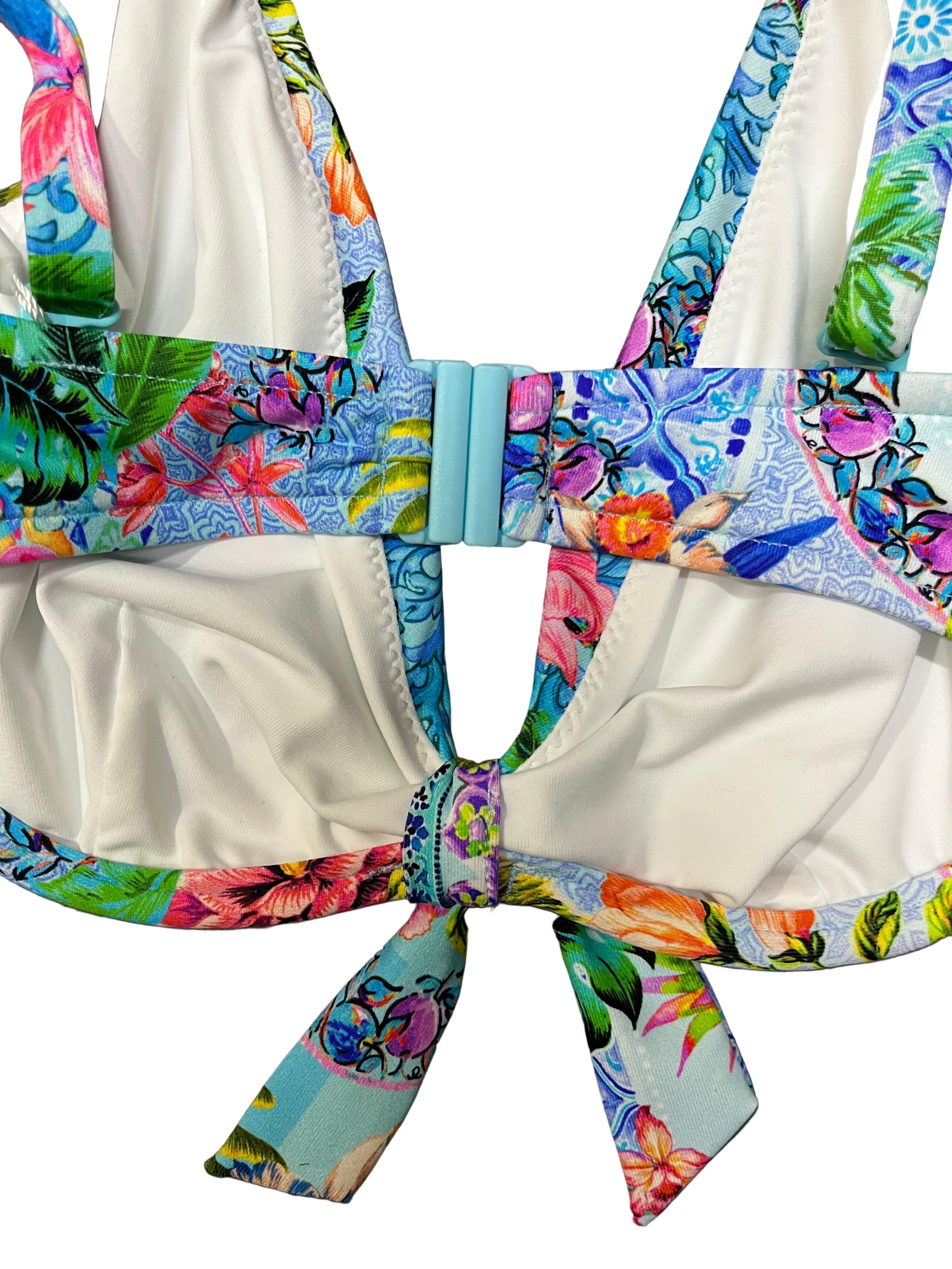 Baku Sardinia F Cup Triangle Bikini Bra Top - Ocean - Image 10
