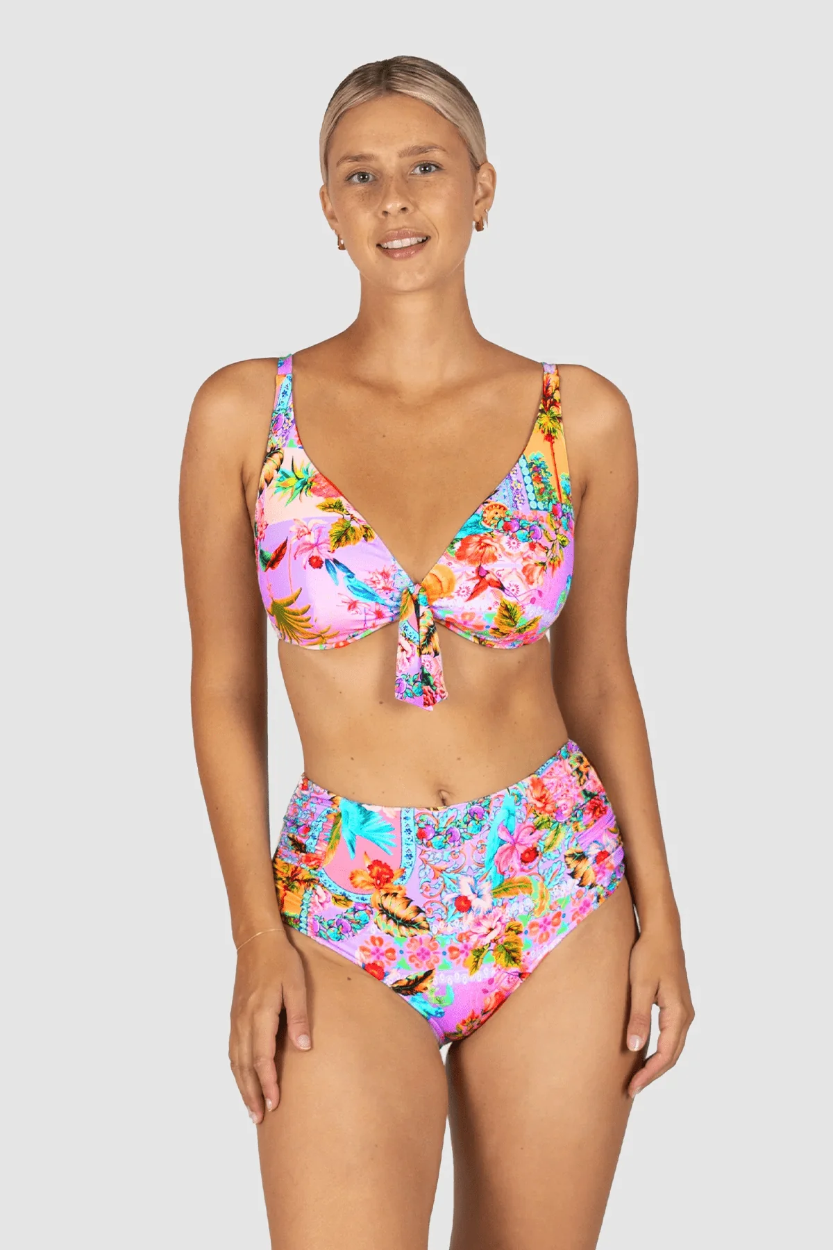 Baku Sardinia F Cup Triangle Bikini Bra Top - Ocean - Image 4
