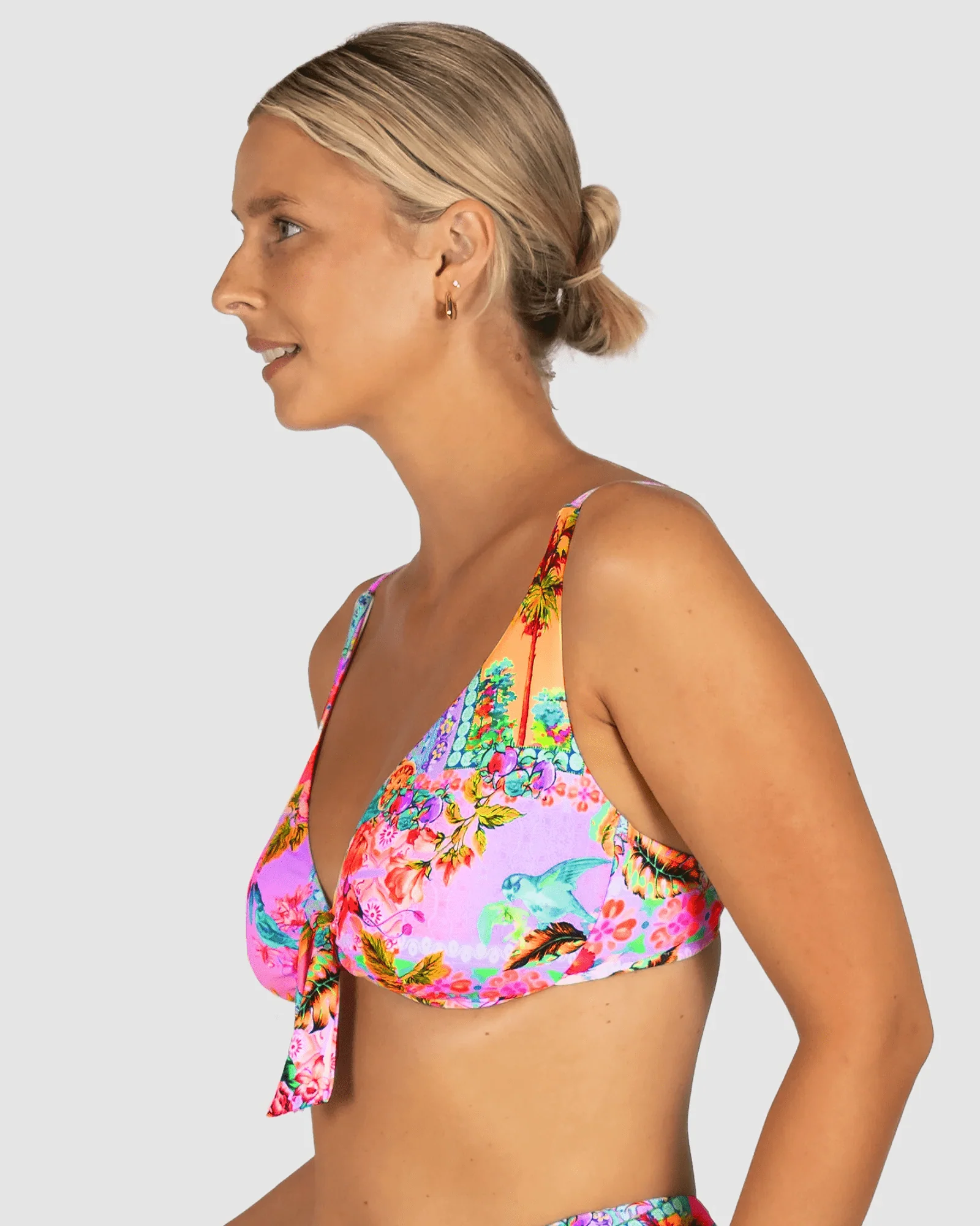 Baku Sardinia F Cup Triangle Bikini Bra Top - Ocean - Image 5