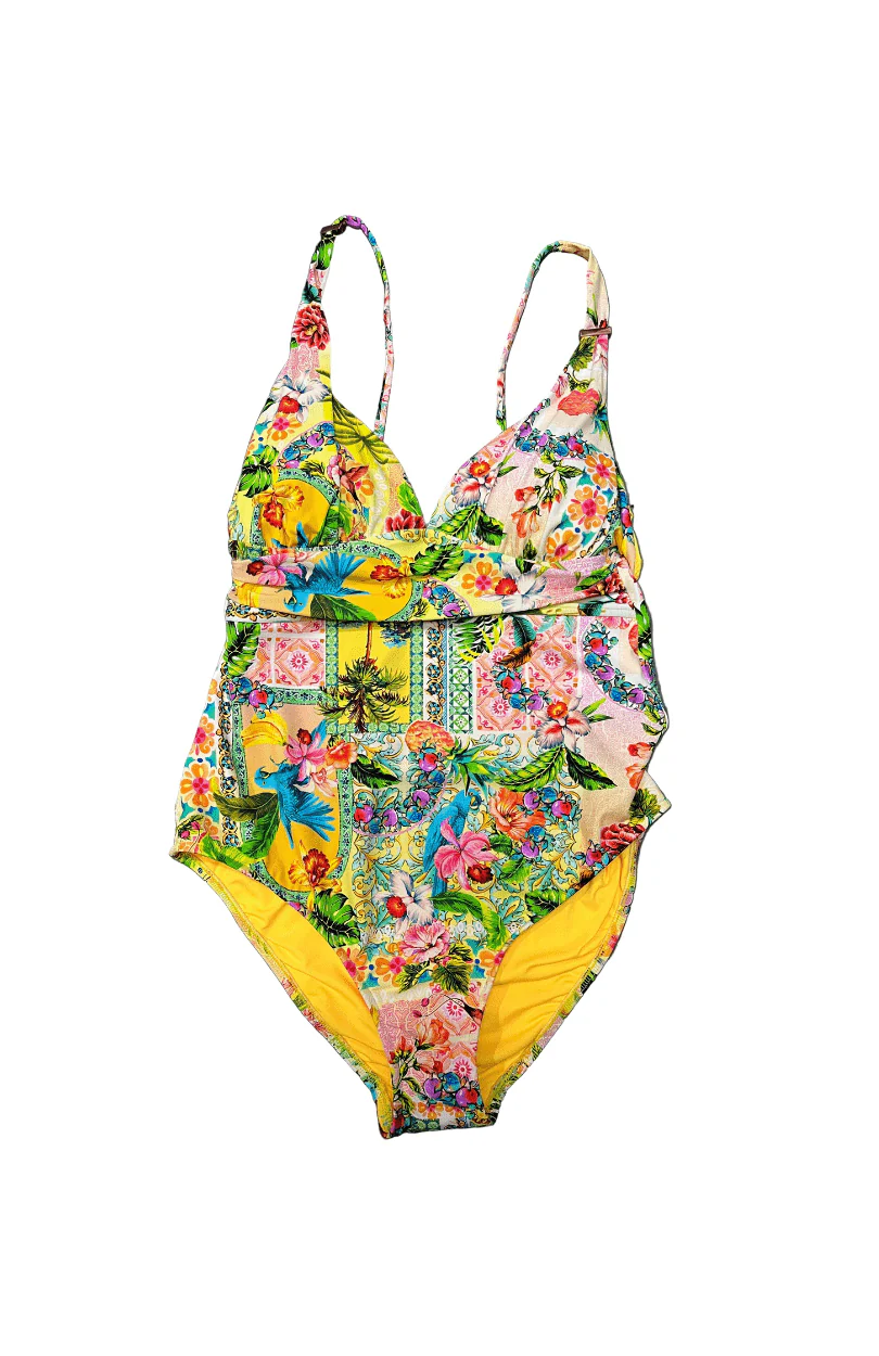 Baku Sardinia Grecian One Piece - Lemon