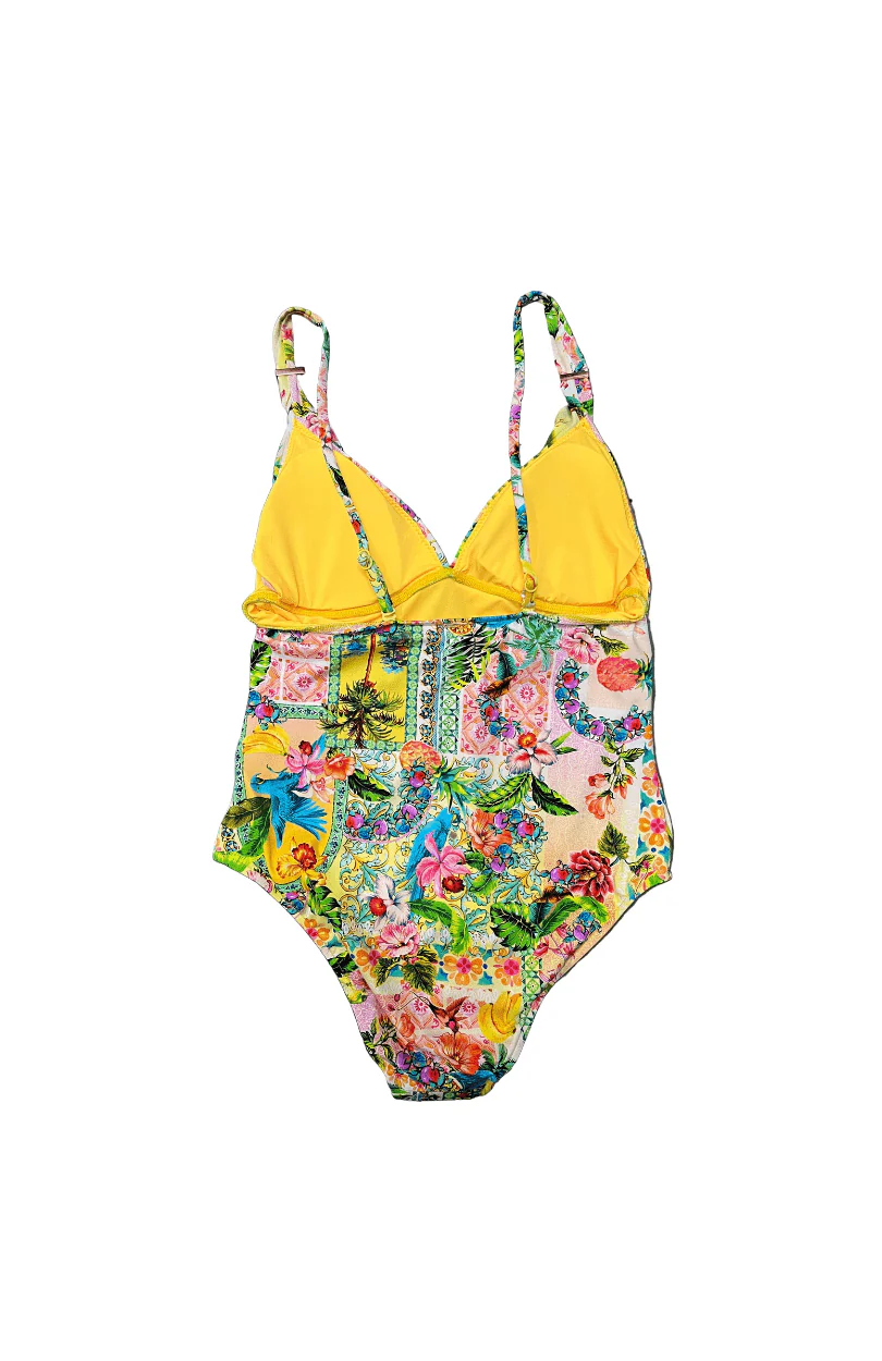 Baku Sardinia Grecian One Piece - Lemon - Image 3