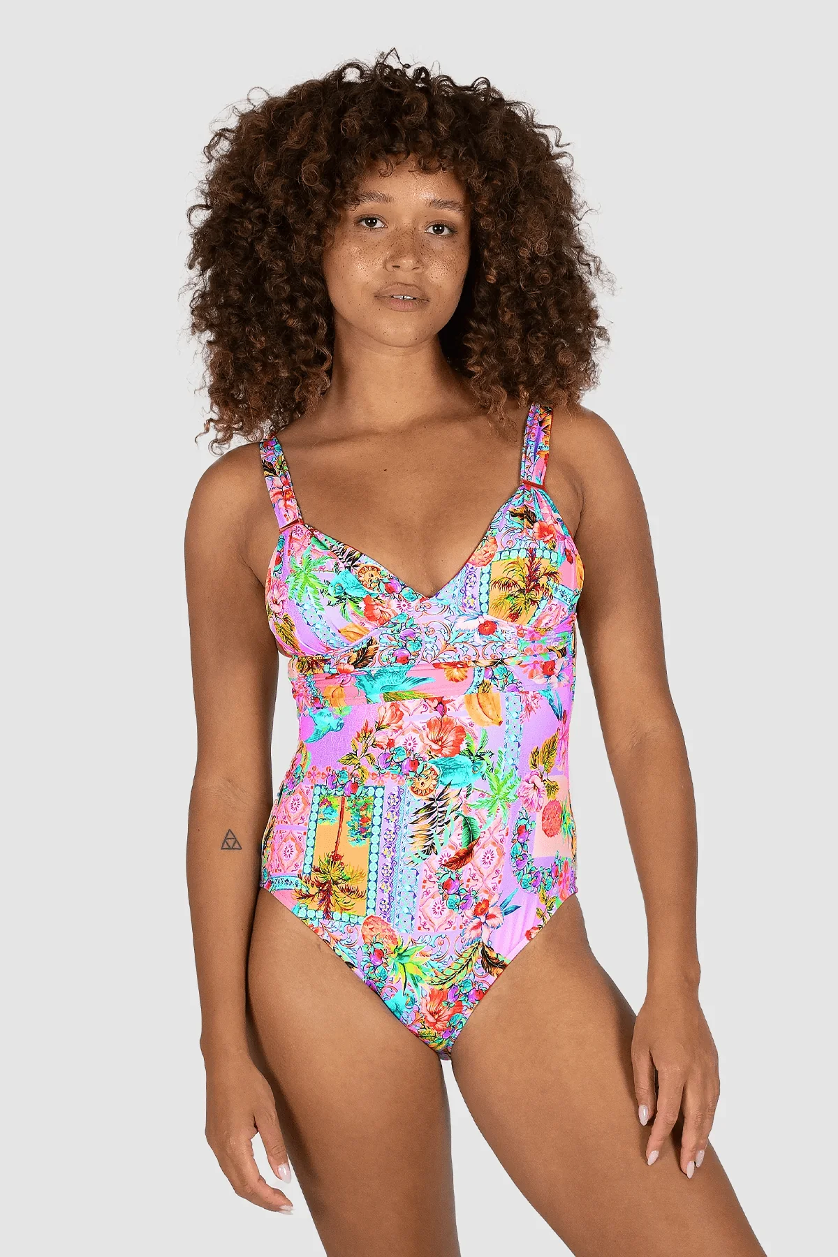 Baku Sardinia Grecian One Piece - Lemon - Image 4