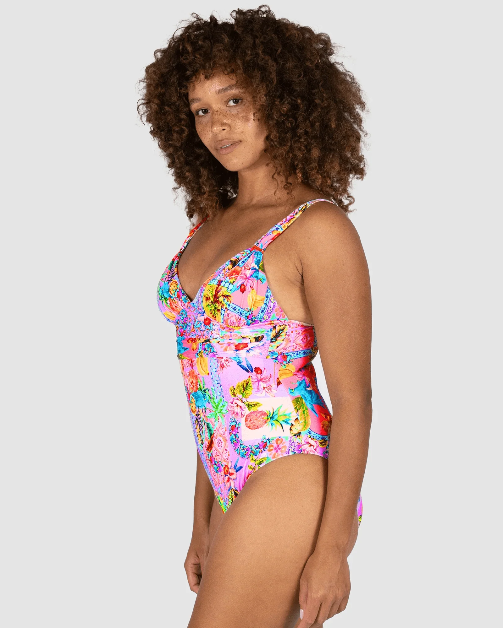 Baku Sardinia Grecian One Piece - Lemon - Image 5