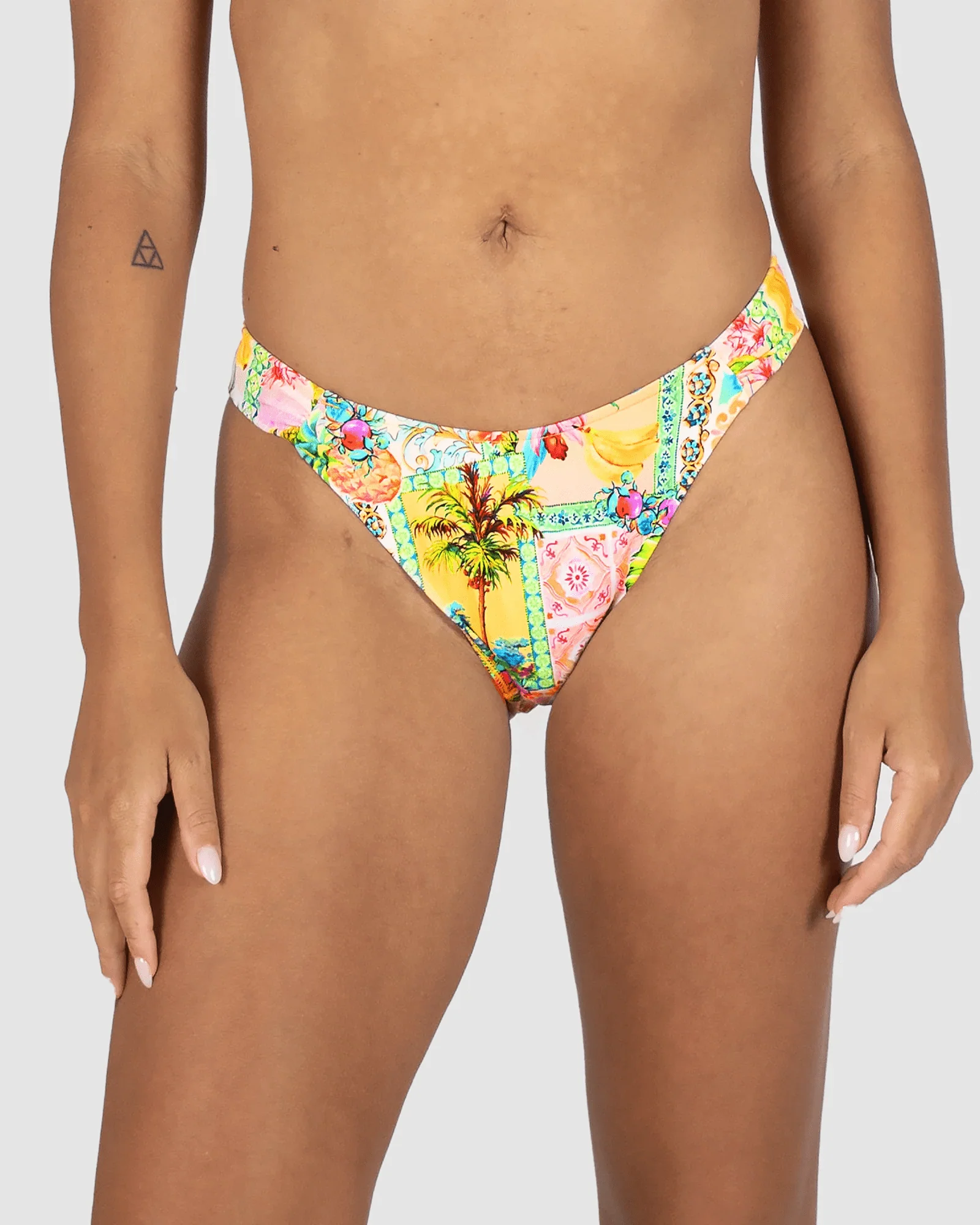 Baku Sardinia Soft Side Cheeky Bikini Bottom - Lemon