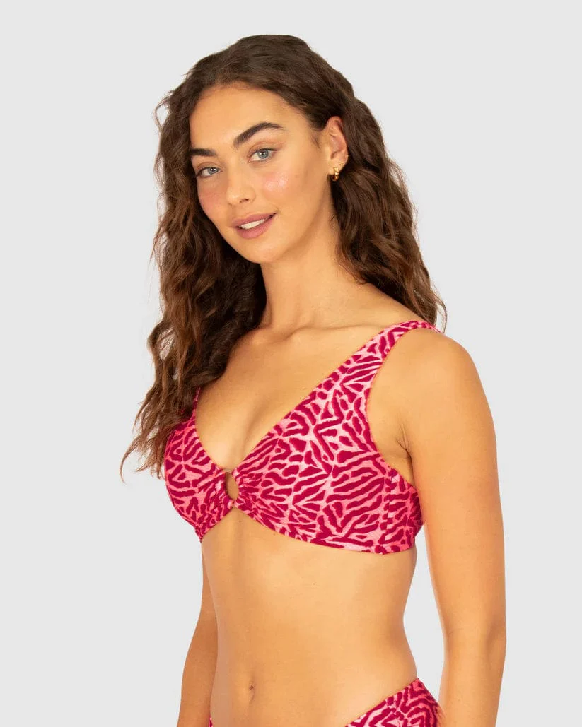 Baku Wild Coast C-D Cup Ring Front Bikini Bra Top - Image 3
