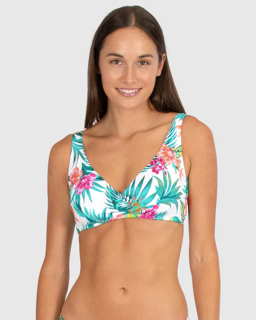 Bermuda D-E Underwire Bra - White