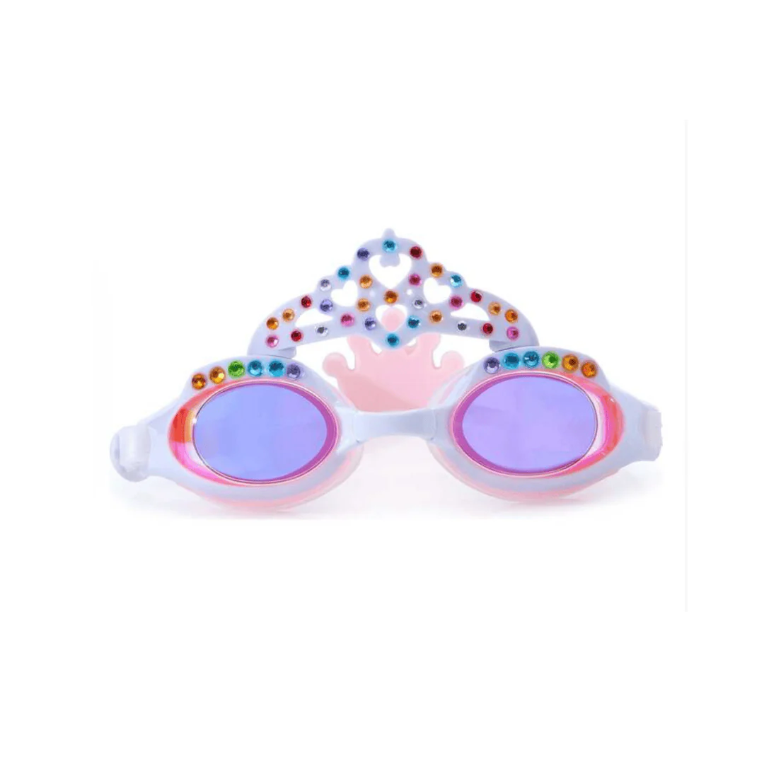 Bling2o Princess Crown Daisy White Swim Goggles