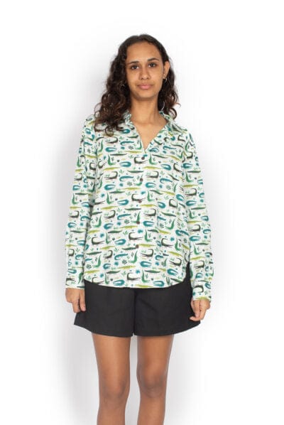Bliss Shirt - Crocodiles