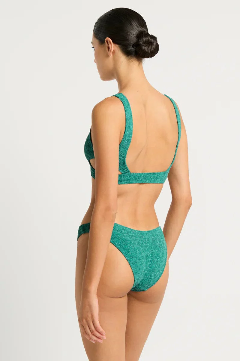 Bond Eye Sign Brief - Teal Lurex - Image 2