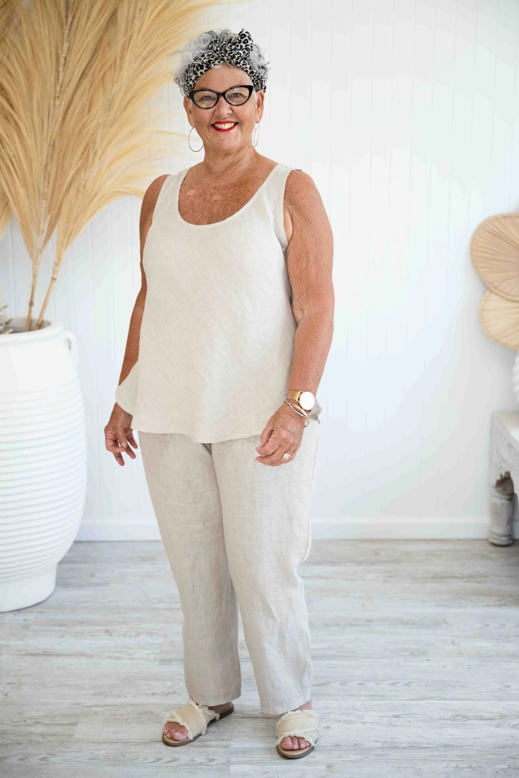 Camio Linen Staple Top - Image 10