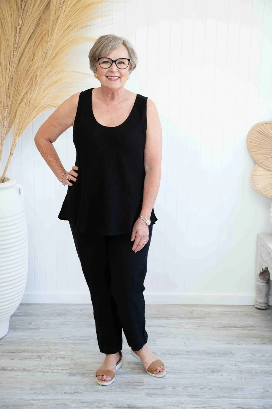 Camio Linen Staple Top - Image 11