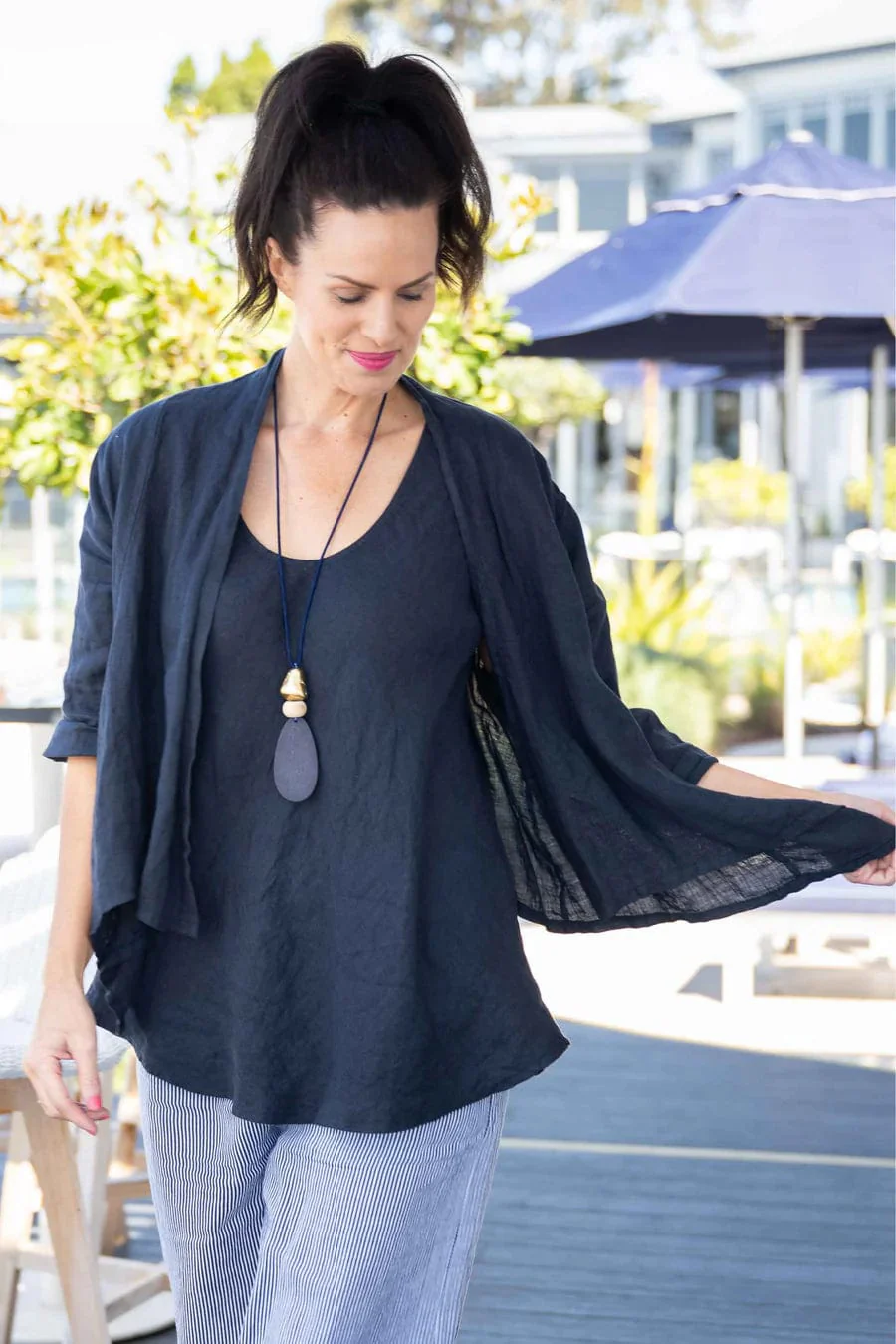 Camio Linen Staple Top - Image 12