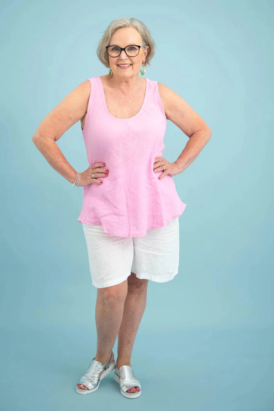 Camio Linen Staple Top - Image 13