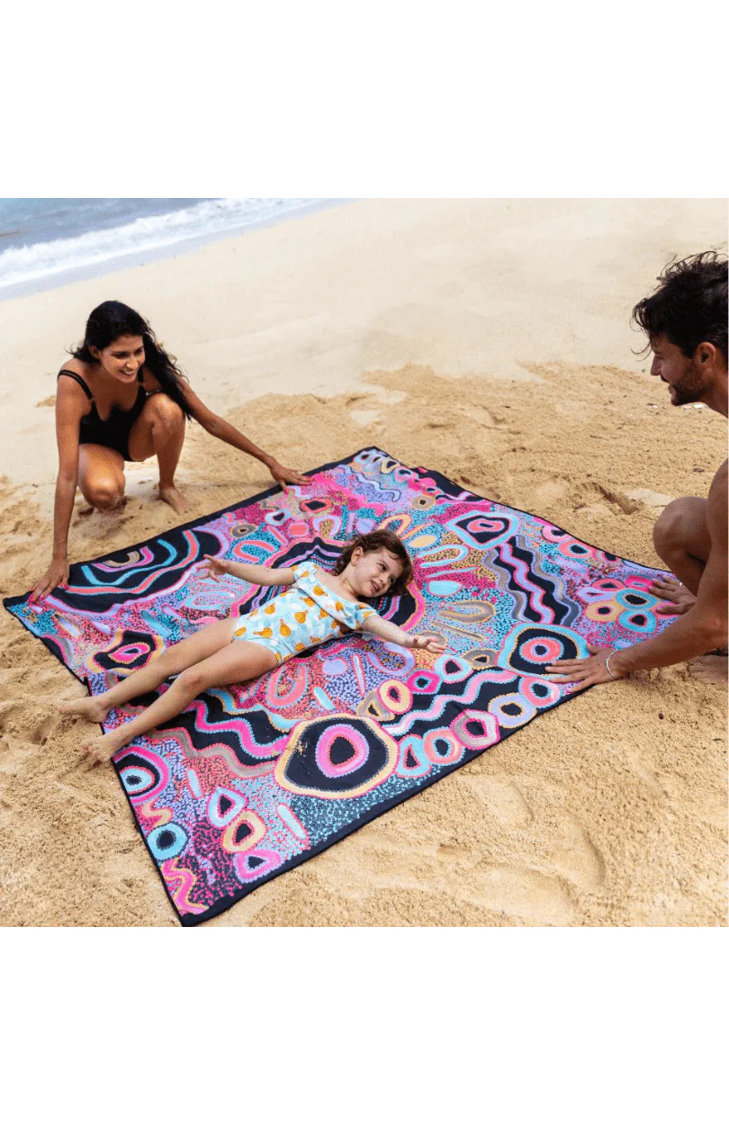 Camping Under The Moonlight Towel - XL
