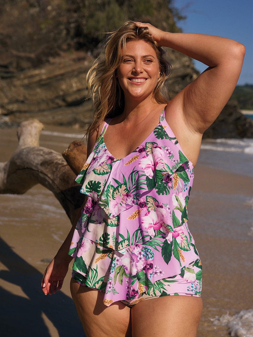 Capriosca Honolulu 3 Tier Tankini Top