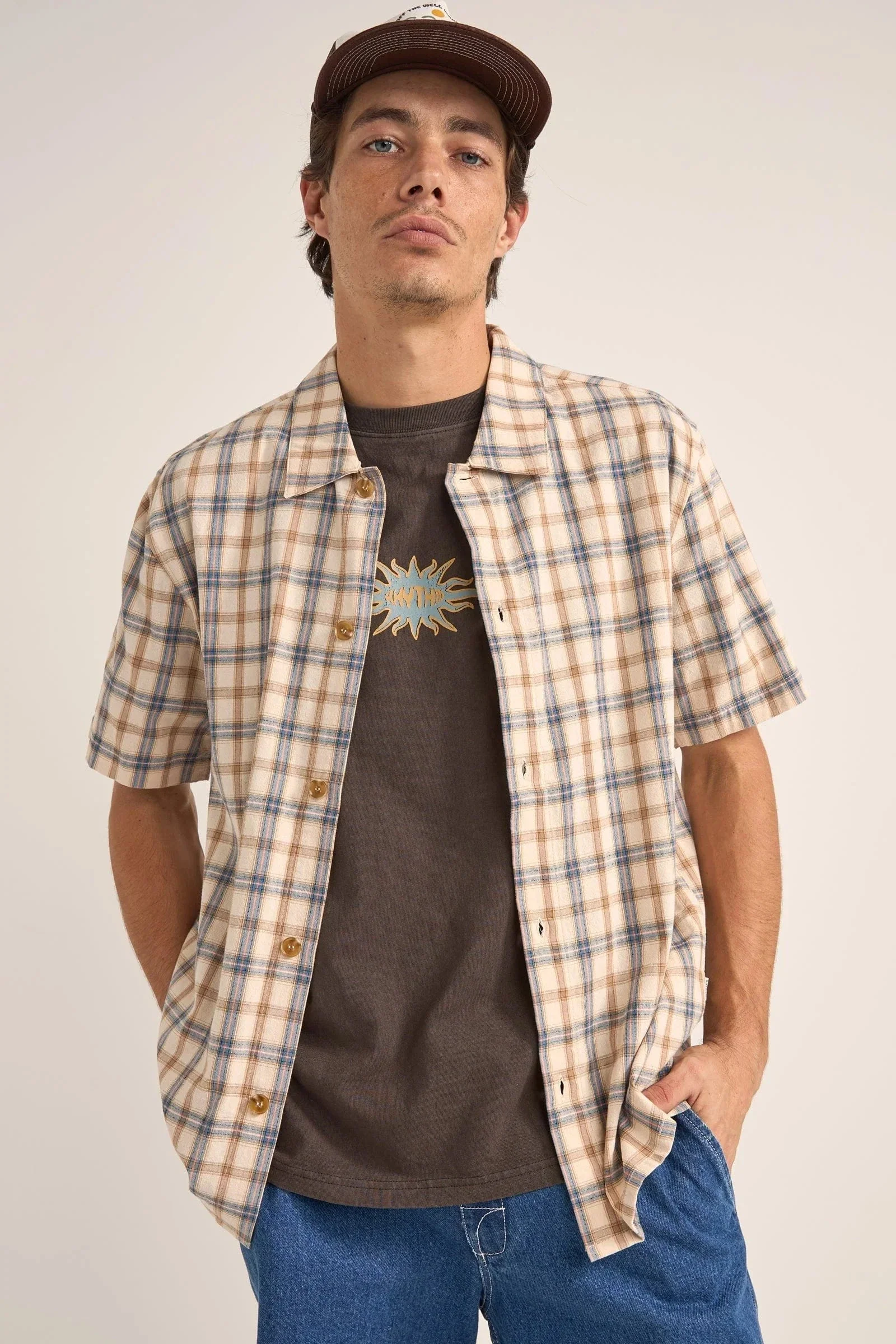 Rhythm Check SS Shirt - Natural - Image 2