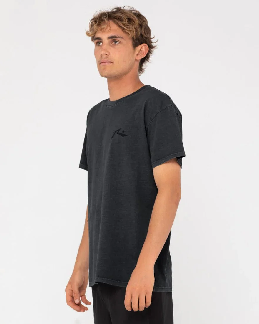 Comp Wash Short Sleeve Tee - Black - Image 4