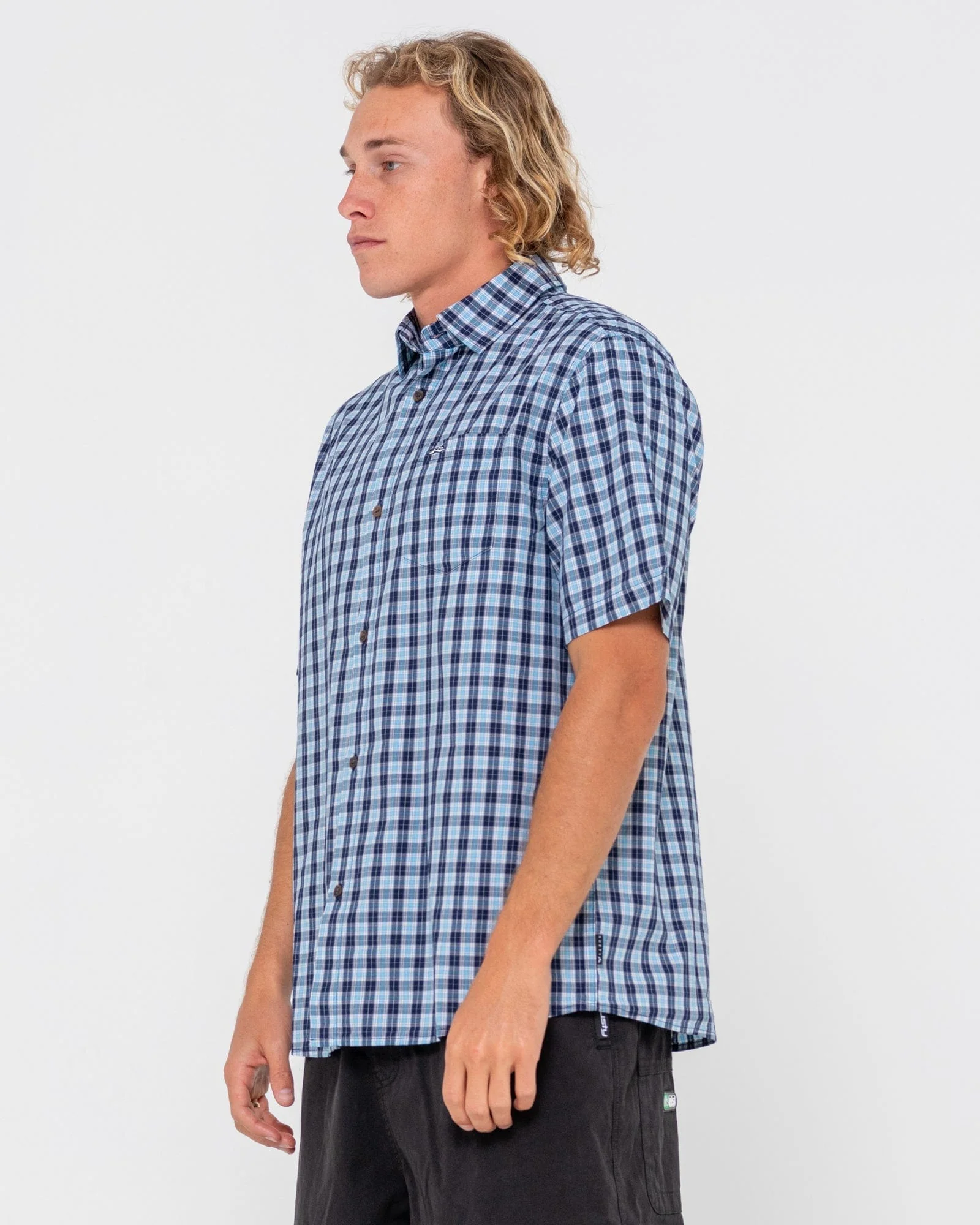 Datsun Check Short Sleeve Shirt - Image 10