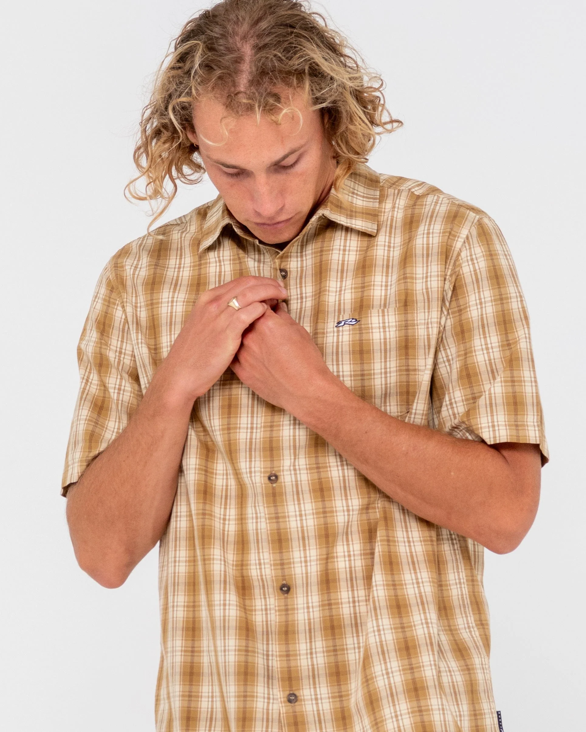 Datsun Check Short Sleeve Shirt - Image 5