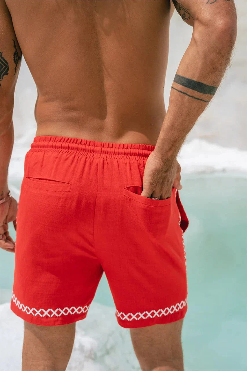 Runaway The Label Diego Short - Red - Image 4