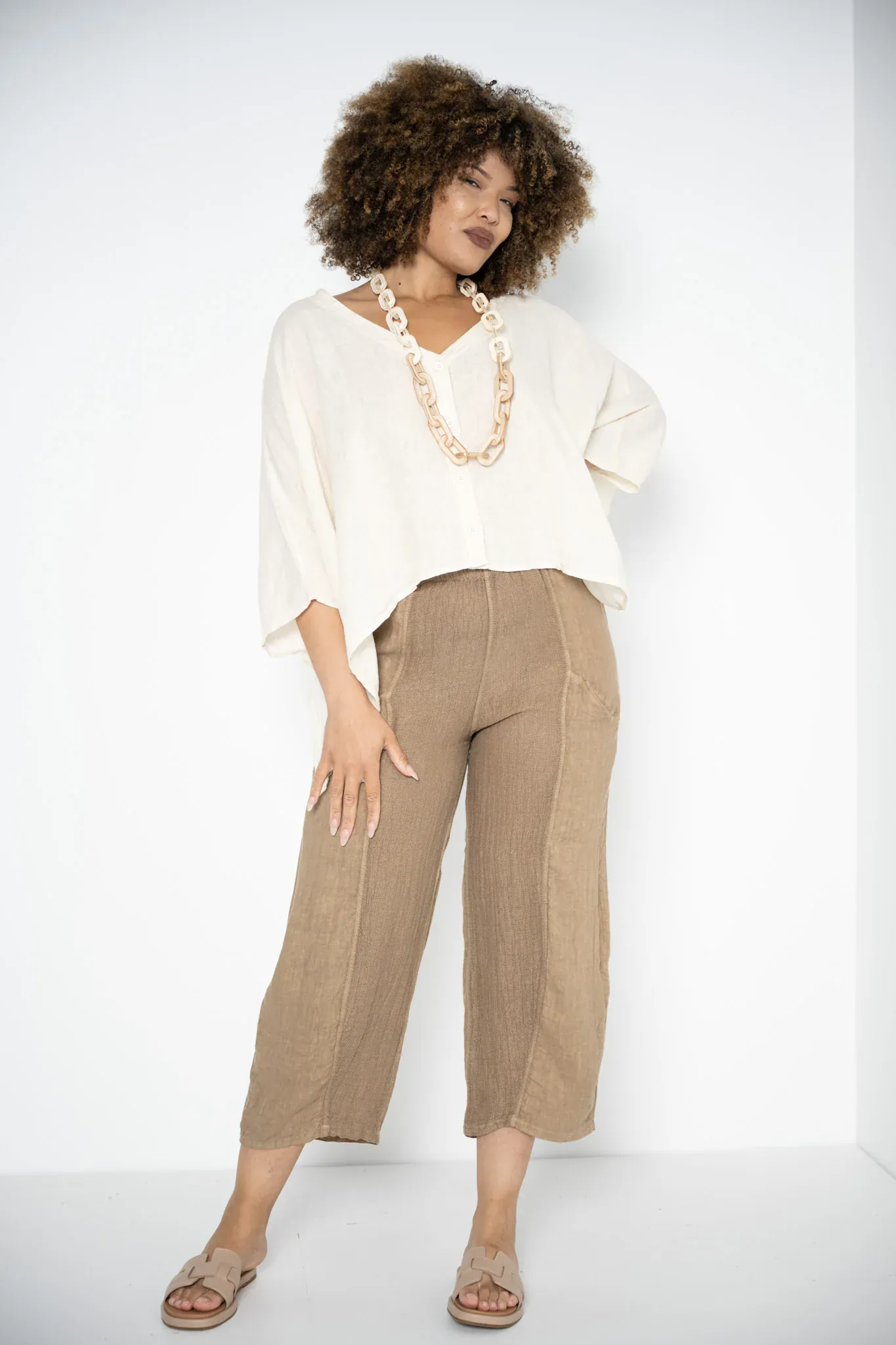 Donna Donna Golossa Pant - Camel