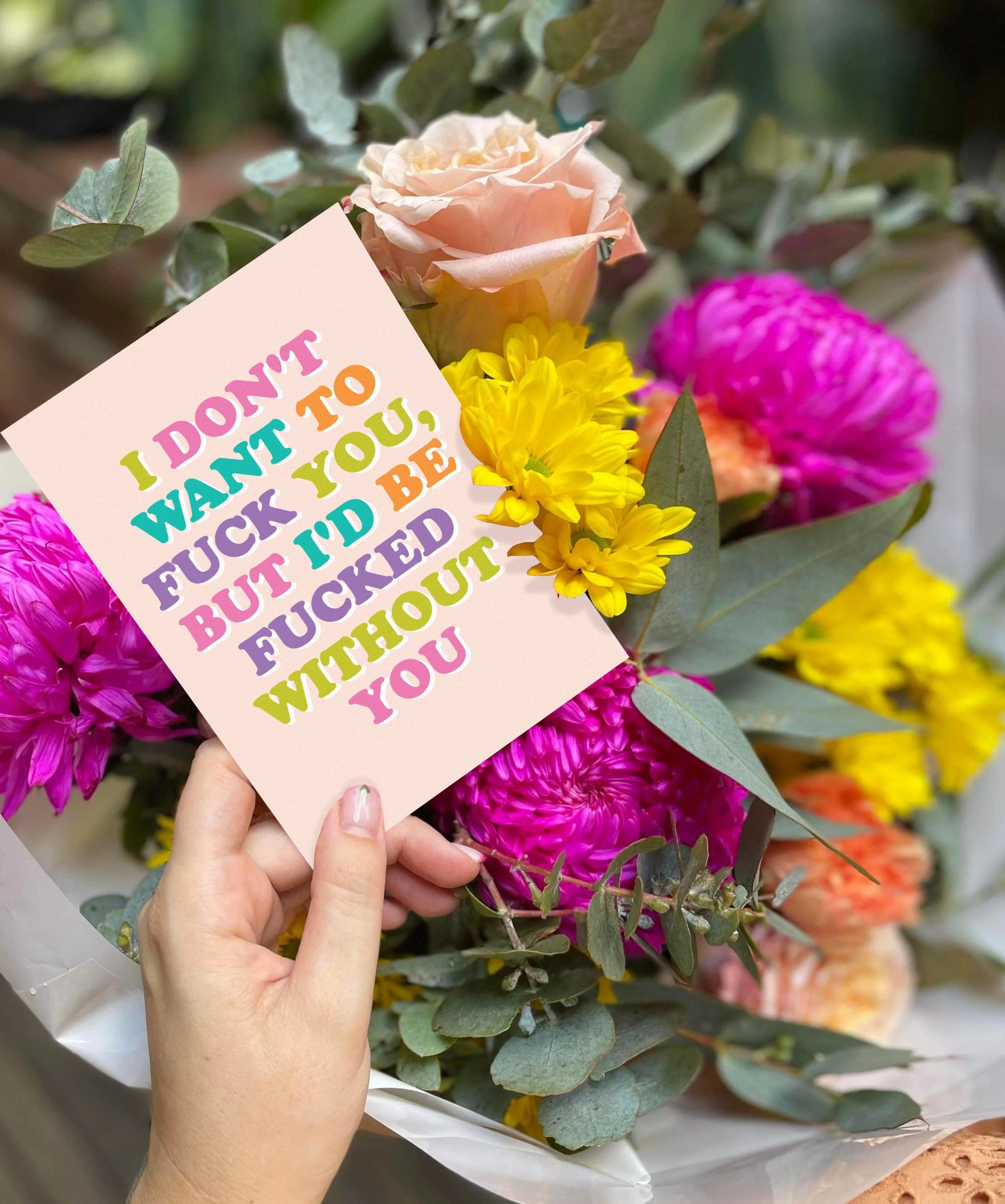 Don't Want You Greeting Card*