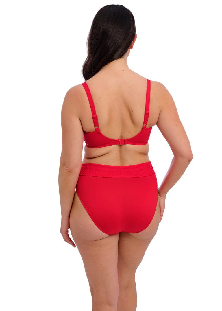 Fantasie Ottawa High Waist Bikini Brief - Red - Image 2