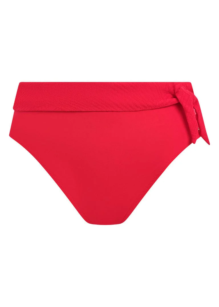 Fantasie Ottawa High Waist Bikini Brief - Red - Image 3