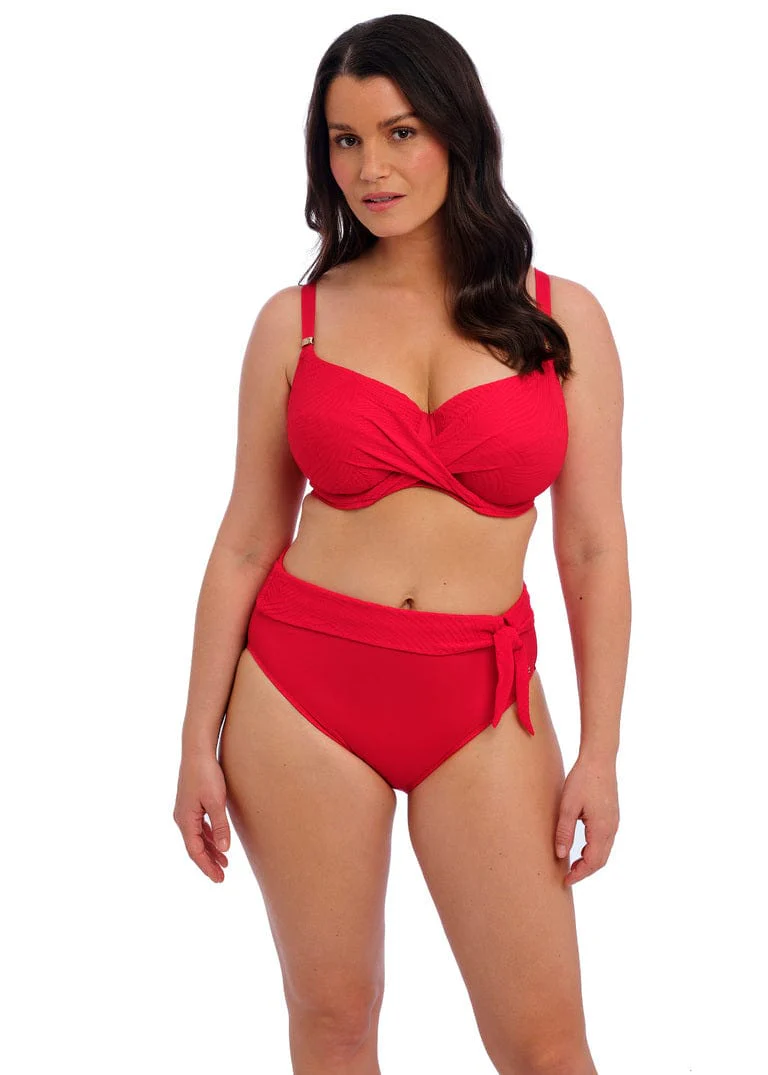 Fantasie Ottawa High Waist Bikini Brief - Red - Image 4