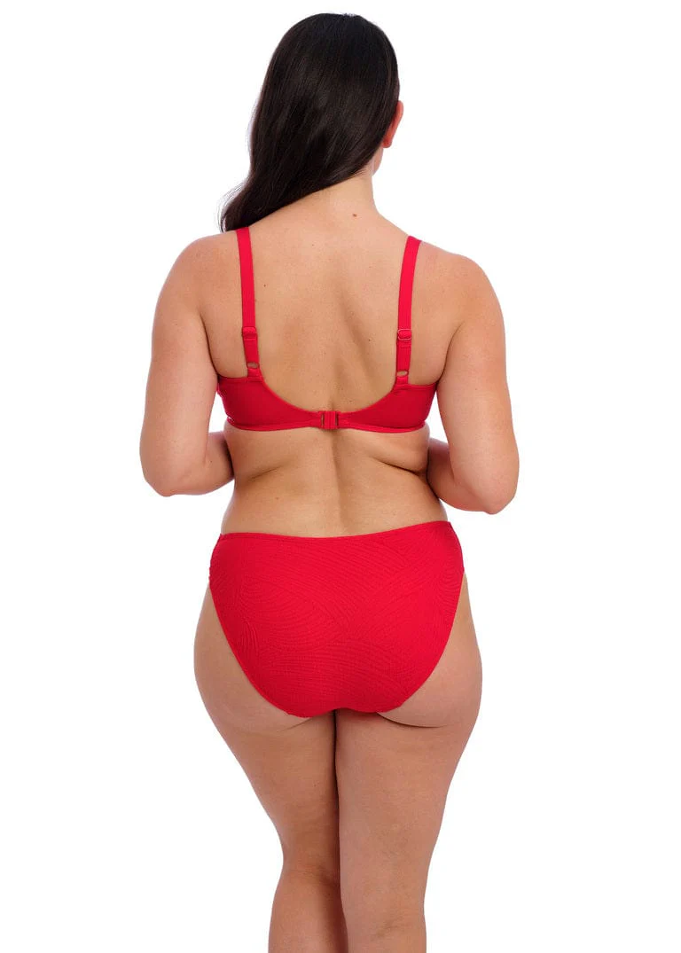 Fantasie Ottawa Mid Rise Bikini Brief - Red - Image 2